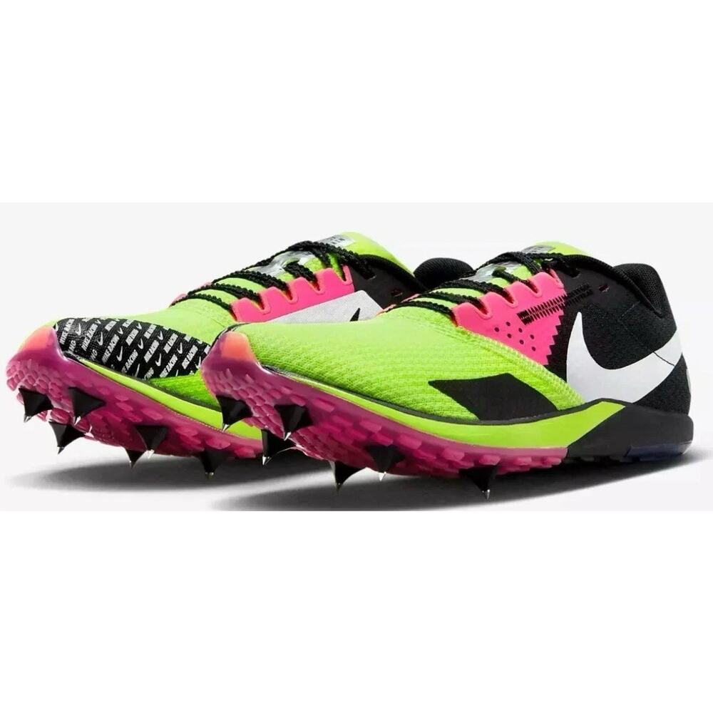 Nike Zoom Rival 6 Volt Hyper Pink XC Track Spikes DX7999-700 Men 6.5 New No Box